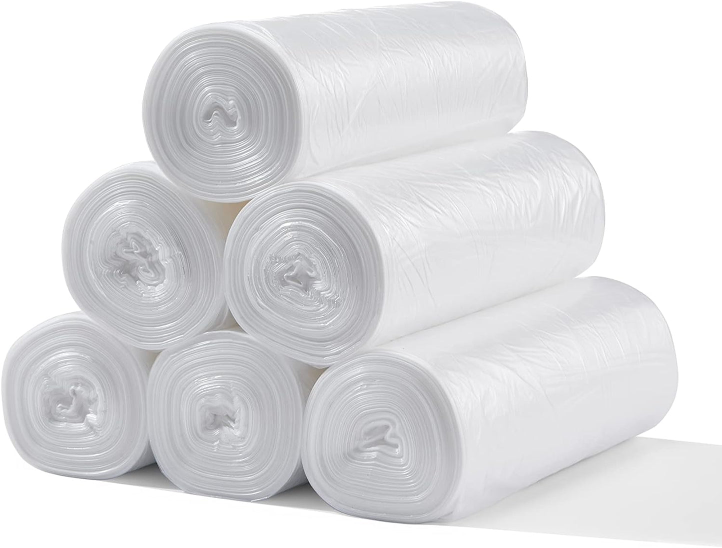 TYPLASTICS 20-30 Gallon Clear Trash Can Liners - 30" x 37" - High Density Garbage Bags - Case of 500 - Multipurpose for Office, Outdoor, Recycling, Industrial and Commercial