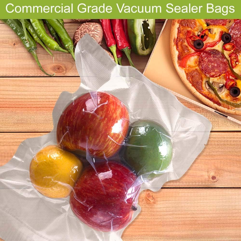 VacYaYa 8 Pack 8"x20'(4Rolls) and 11"x20' (4Rolls) Vacuum Sealer Bags Rolls with BPA Free and Heavy Duty,Commercial Grade Vaccume Seal Bags Rolls Work with Any Types Vacuum Sealer