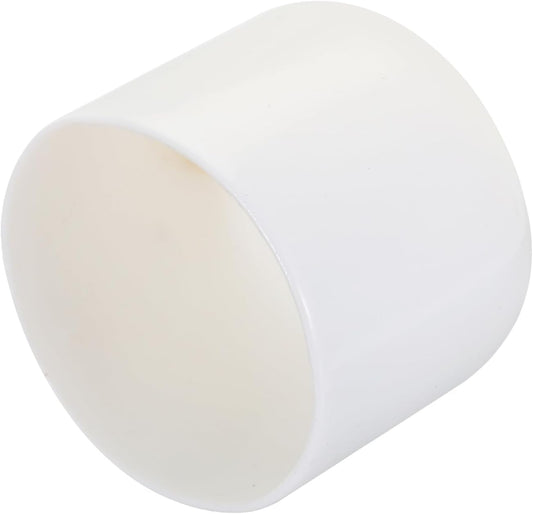 uxcell 20pcs Rubber End Caps 35mm ID Vinyl Round Tube Bolt Cap Cover Screw Thread Protectors White