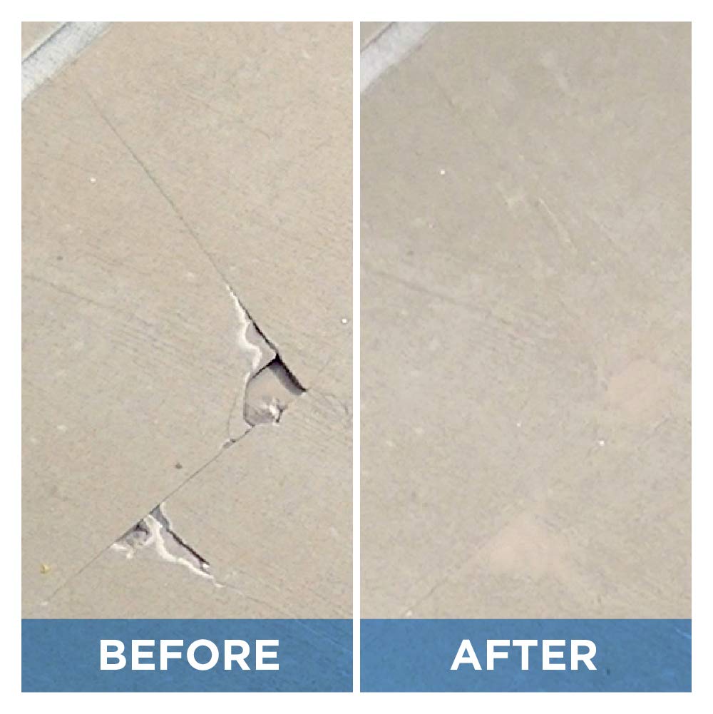 MagicEzy Tile Repairezy (Metallic White) -Fix Chipped Tiles Fast - Thick Ceramic Repair Filler Ideal for Holes, Gouges, Porcelain, Acrylic, Vinyl