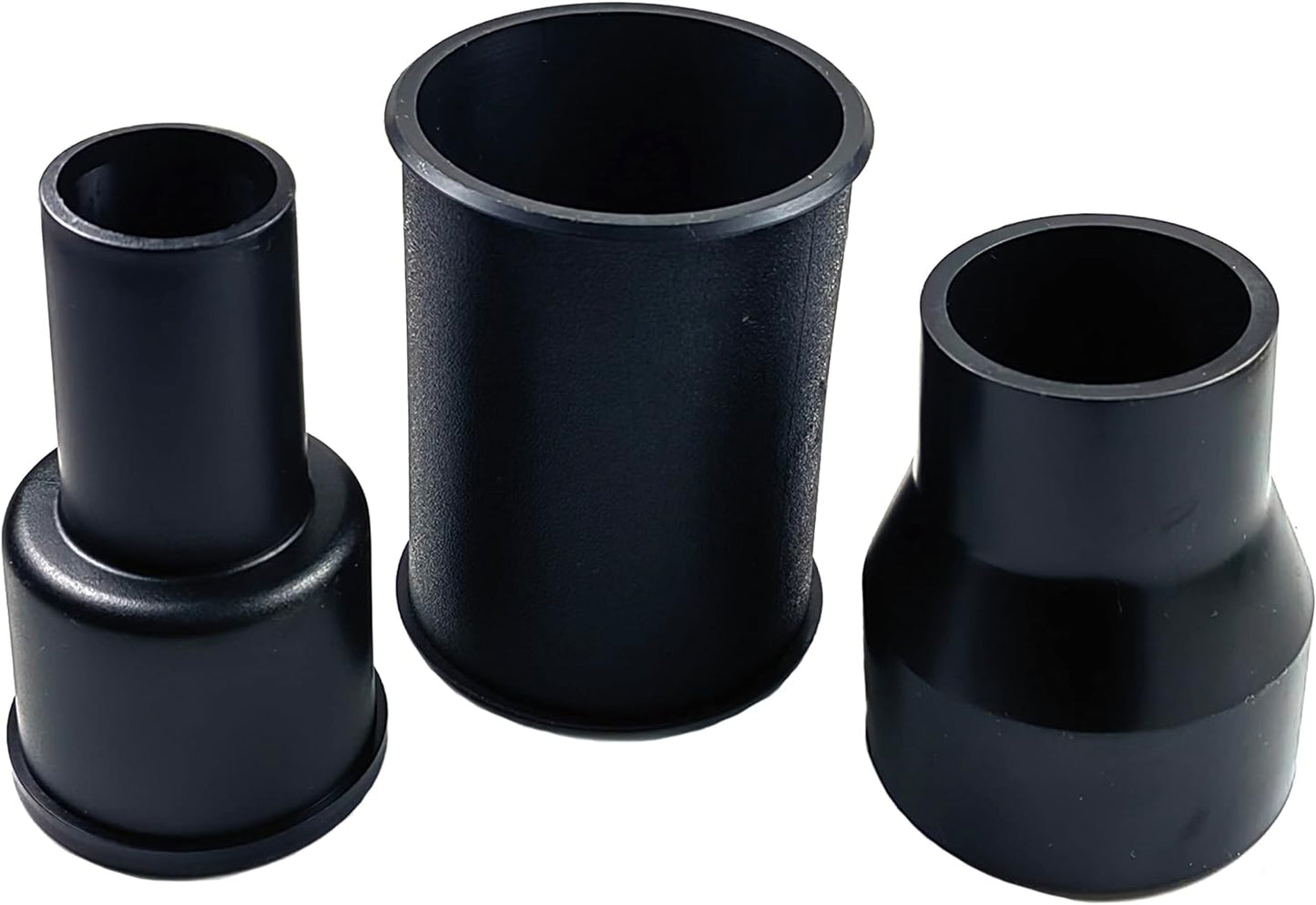 palart 3 Piece Vacuum Adapter Combo Kit Fits Wet Dry Vacuum Cleaners Connector Accessory, includes a 2-1/2 in. to 1-7/8 in. accessory adapter, a 1-7/8 in. to 1-1/4 in. and a hose-to-hose connector