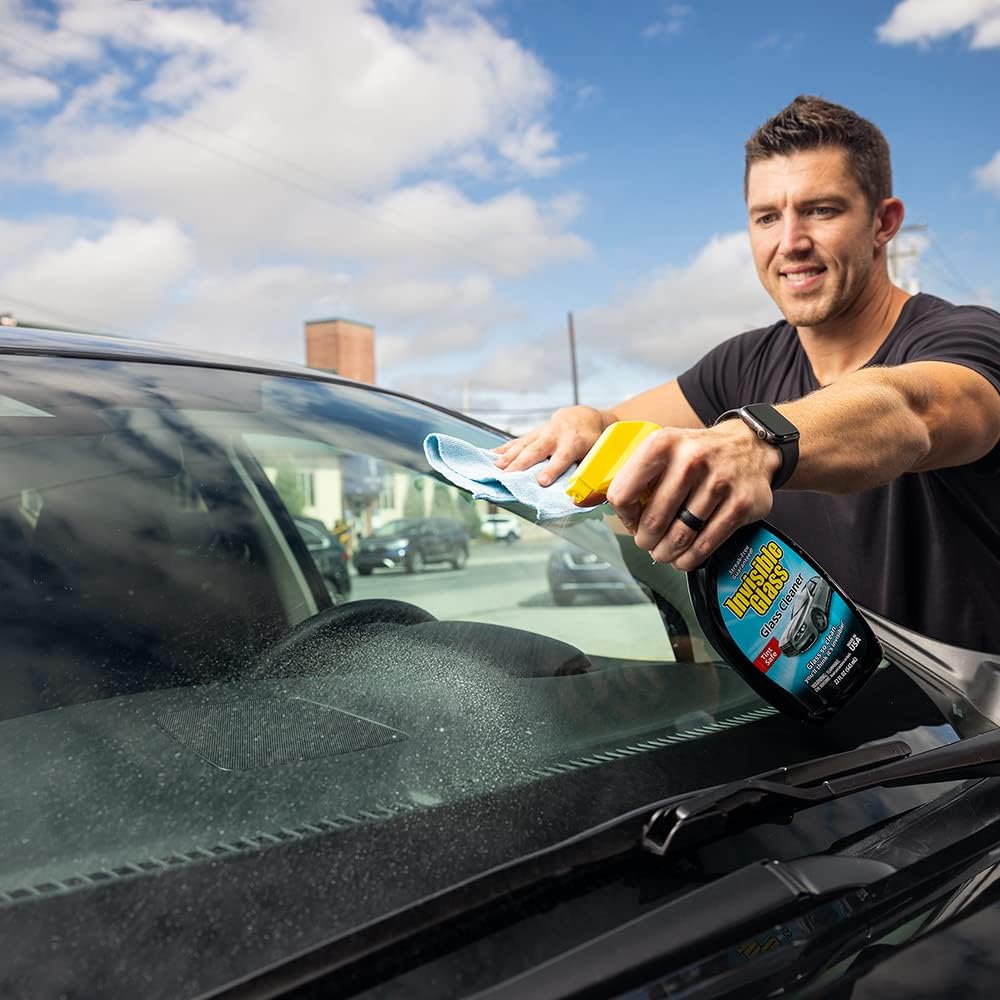 Invisible Glass 92163-2PK Premium Glass and Window Cleaner for Auto and Home Cleans Glass, Windows, Windshields, and More, Streak-Free, Ammonia-Free, Tint-Safe, 16 fl oz (Pack of 2)