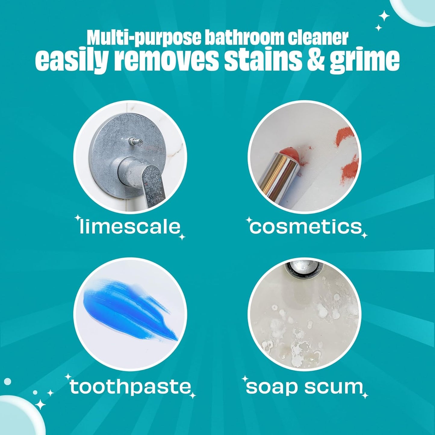 Scrubbing Bubbles Easy Clean Foaming Multipurpose Bathroom Cleaner Spray, Bottle Made from 100% Recycled Plastic, 32 Ounce Spray