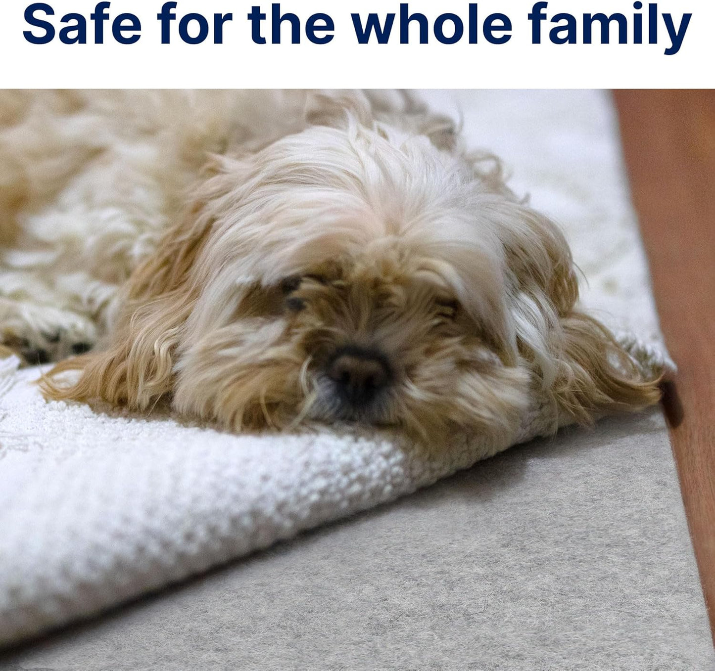 RUGPADUSA - Eco-Plush - 12'x18' - 1/4" Thick - 100% Felt - Premium Cushioned Rug Pad - Available in 3 Thicknesses, Many Custom Sizes