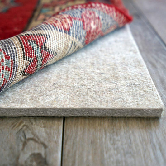 RUGPADUSA - Eco-Plush - 10'x14' - 3/8" Thick - 100% Felt - Extra Cushioned Rug Pad - Available in 3 Thicknesses, Many Custom Sizes