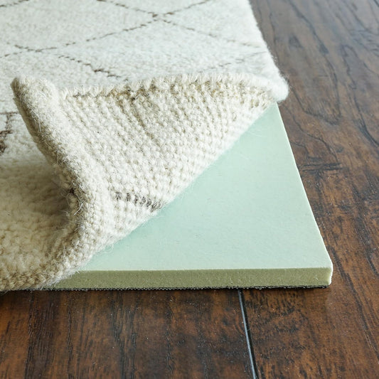 RUGPADUSA - Cloud Comfort Memory Foam - 6' Round - 7/16" Thick - Luxurious Cushioned Rug Pad - Water Resistant