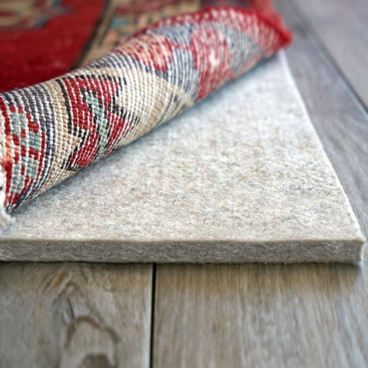 RUGPADUSA - Eco-Plush - 12'x15' - 1/2" Thick - 100% Felt - Luxurious Cushioned Rug Pad - Available in 3 Thicknesses, Many Custom Sizes