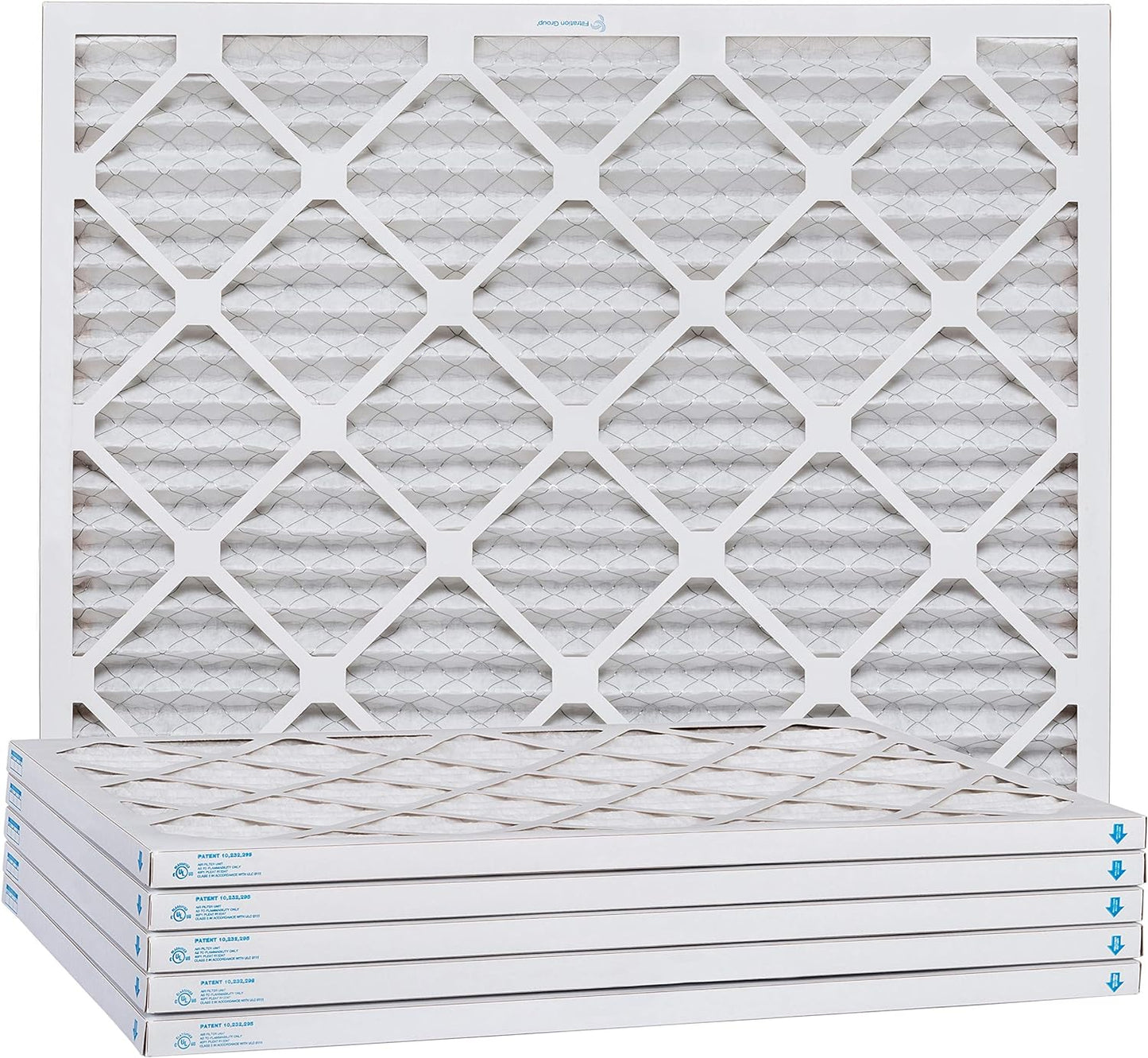 Aerostar 22x28x1 MERV 8, Pleated Air Filter, 22x28x1, Box of 6, Made in the USA