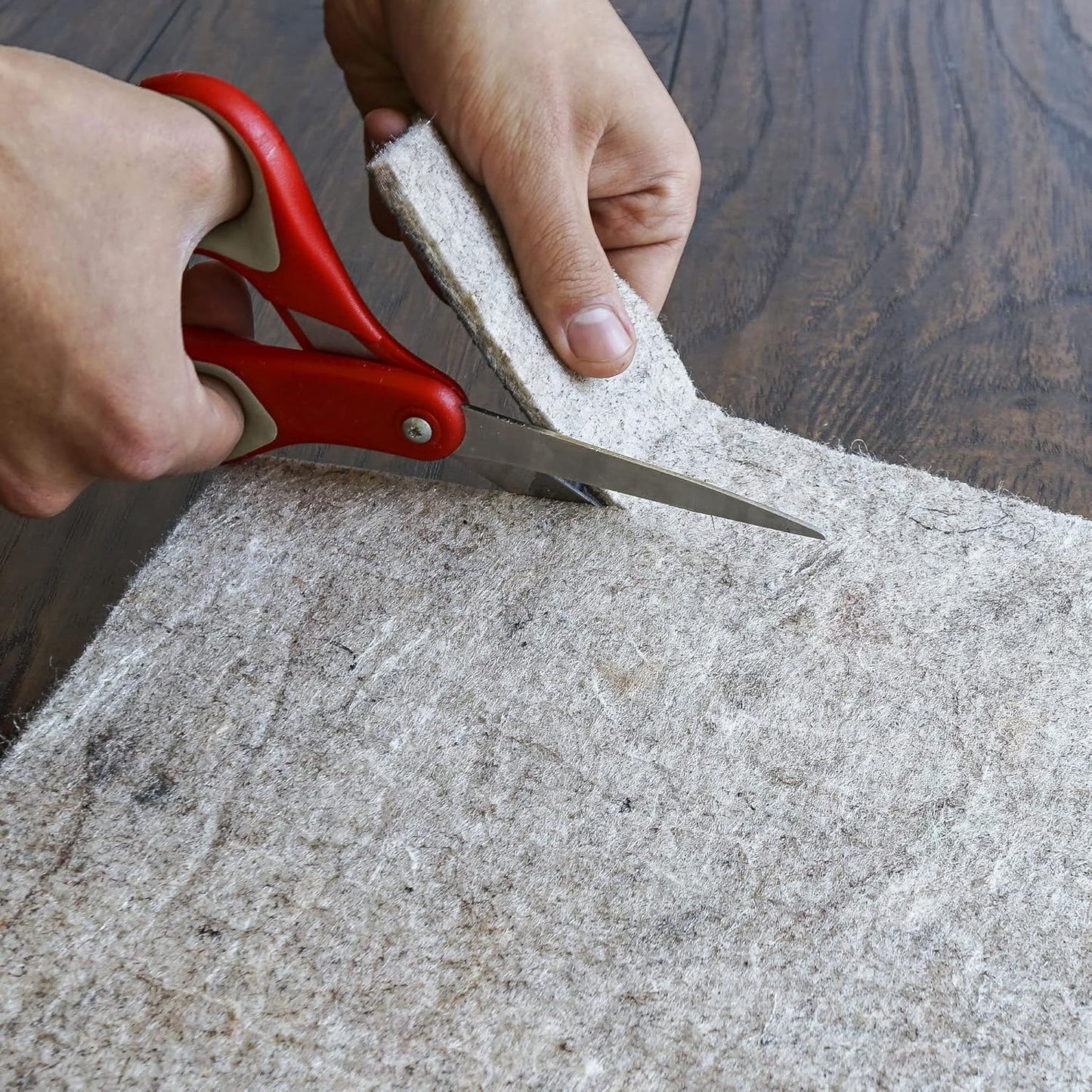 RUGPADUSA - Dual Surface - 4'x6' - 1/8" Thick - Felt + Rubber - Non-Slip Backing Rug Pad - Adds Low-Profile Comfort and Protection